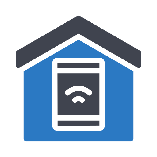 intelligentes zuhause Generic Blue icon