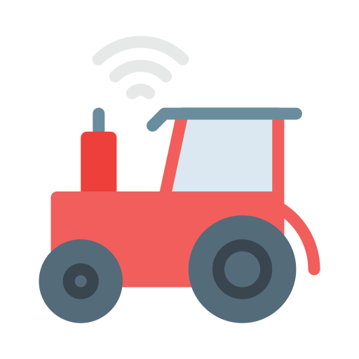 traktor Vector Stall Flat icon