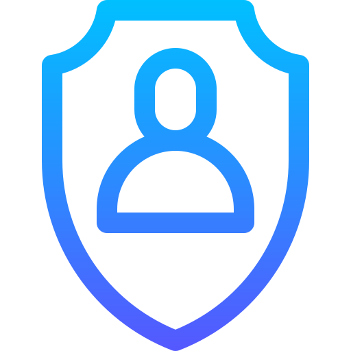 Personal security Basic Gradient Lineal color icon