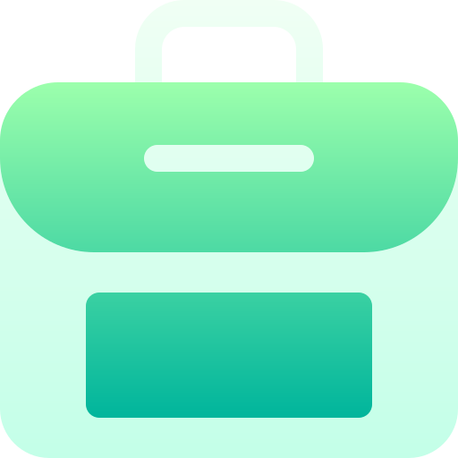 Briefcase Basic Gradient Gradient icon