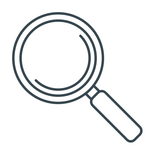 Search Generic Detailed Outline icon