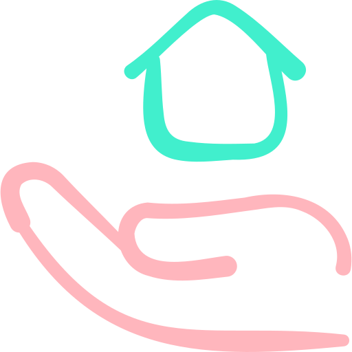 dom Basic Hand Drawn Color ikona