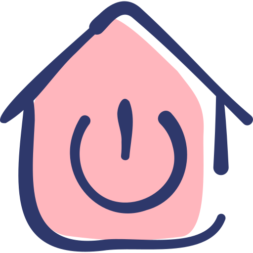 Smart home Basic Hand Drawn Lineal Color icon