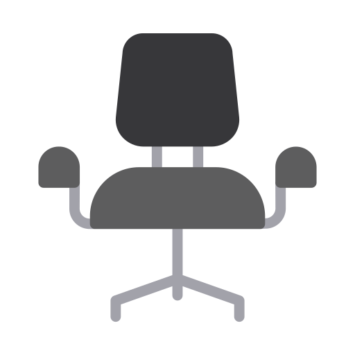 chaise de bureau Generic Flat Icône