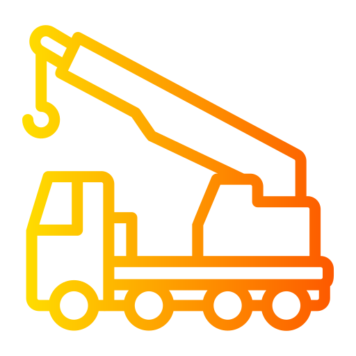 Crane truck Generic Gradient icon