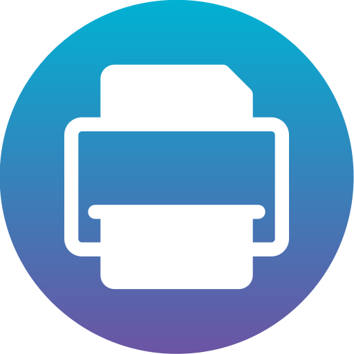 drucker Generic Flat Gradient icon