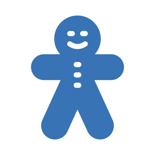 Gingerbread Generic Blue icon