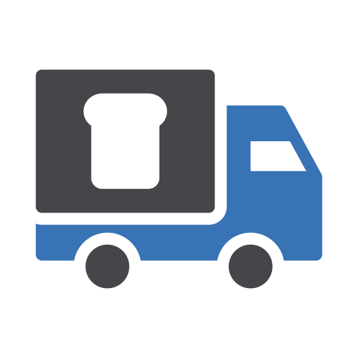camion di cibo Generic Blue icona