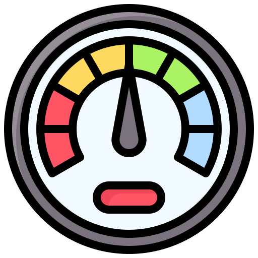 スピードメーター Generic Outline Color icon