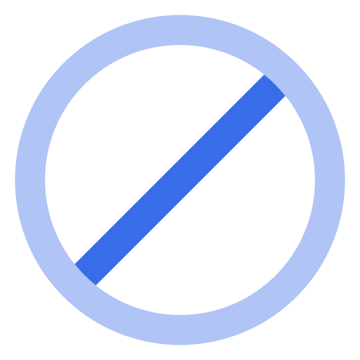 prohibición Generic Blue icono