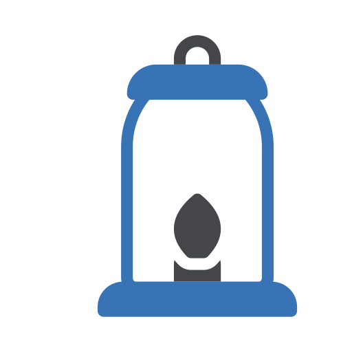 lámpara de fuego Generic Blue icono
