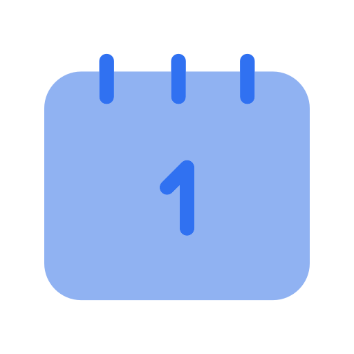 kalender Generic Blue icon