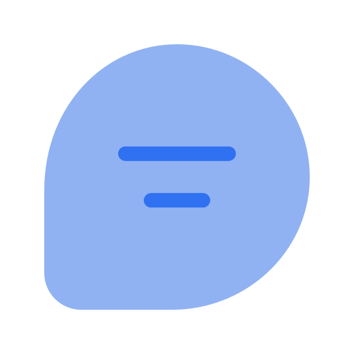 메시지 Generic Blue icon