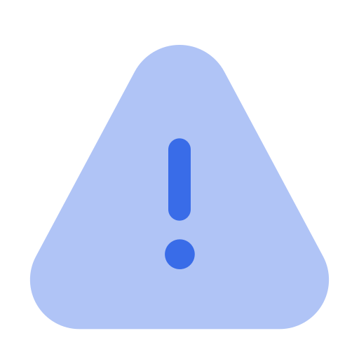 感嘆符 Generic Blue icon