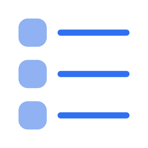 Контрольные списки Generic Blue иконка