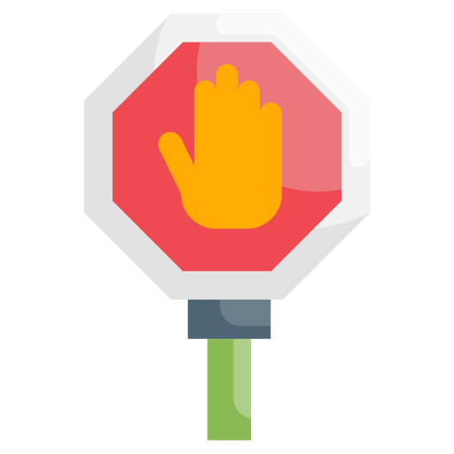 stop Generic Flat icoon