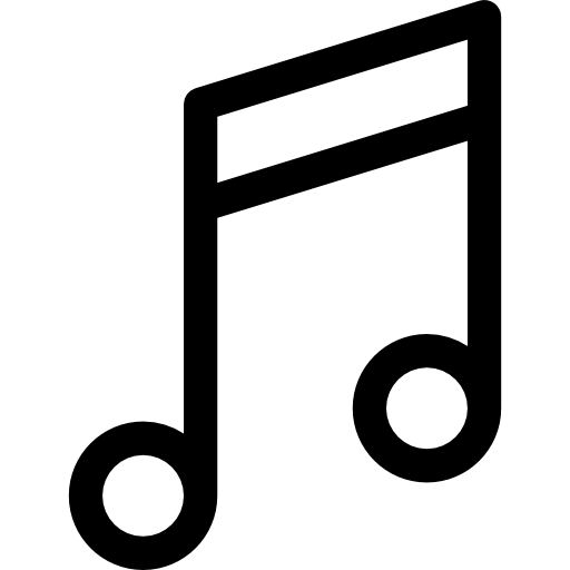 muzyka Basic Rounded Lineal ikona