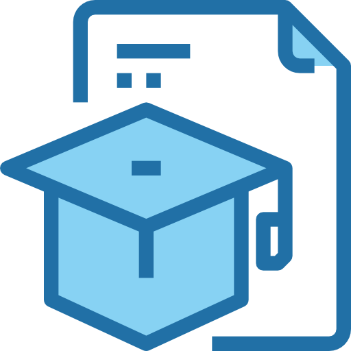 Education Accurate Blue icon