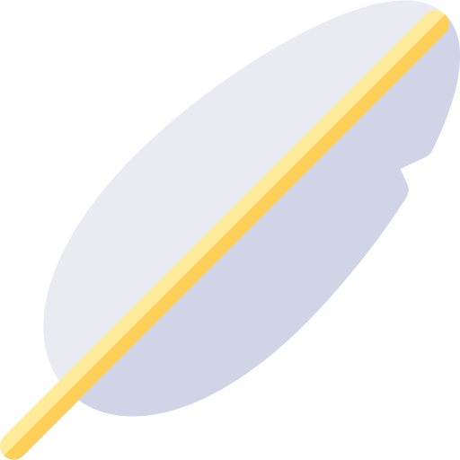 Feather Basic Rounded Flat icon