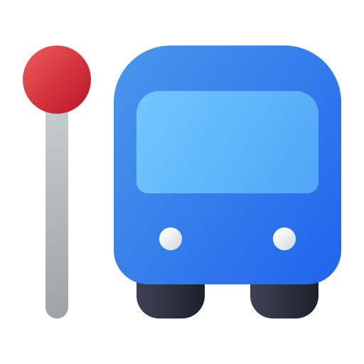 Bus station Generic Flat Gradient icon