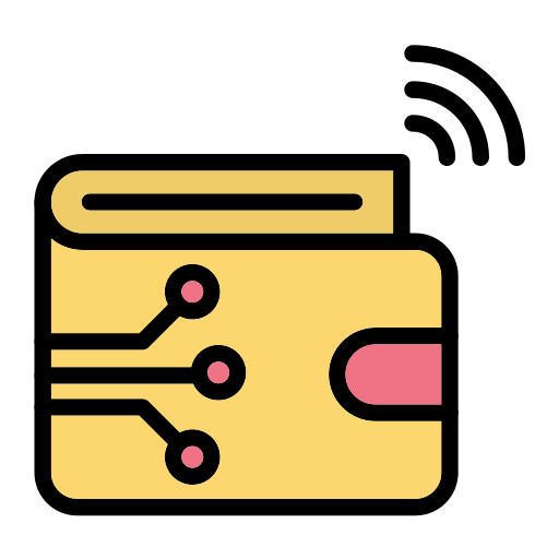 디지털 지갑 Generic Outline Color icon