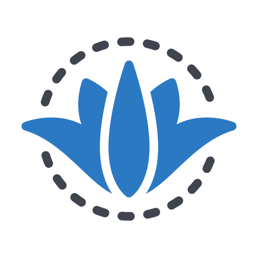 botanisch Generic Blue icoon