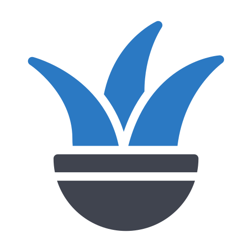 植物の葉 Generic Blue icon