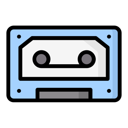 Cassette Generic Outline Color icon