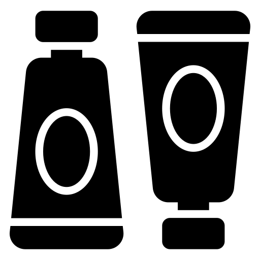 tubo di vernice Generic Glyph icona