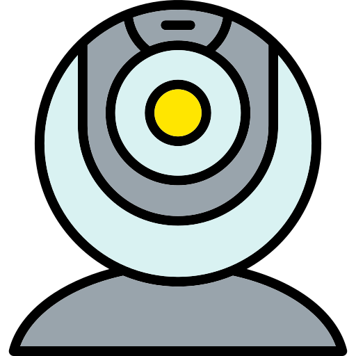 웹 카메라 Generic Outline Color icon