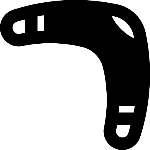 boomerang Generic Glyph Icône