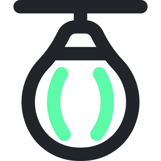 Punching ball Generic Outline Color icon