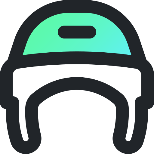 Hockey helmet Generic Lineal Color Gradient icon