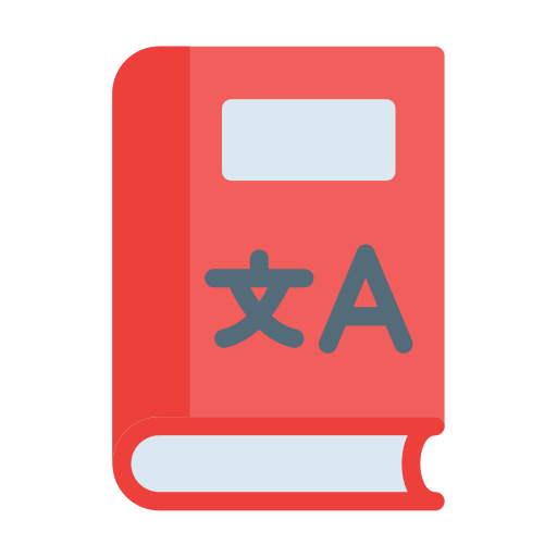 Dictionary Vector Stall Flat icon