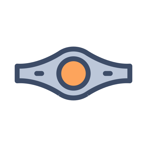 cinturón de campeón Vector Stall Lineal Color icono