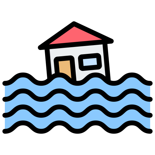 홍수 Generic Outline Color icon