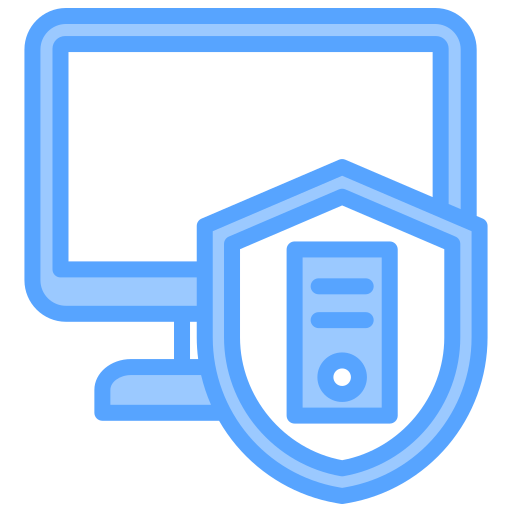 protection des données Generic Blue Icône