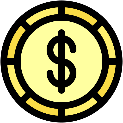 Монета Generic Outline Color иконка