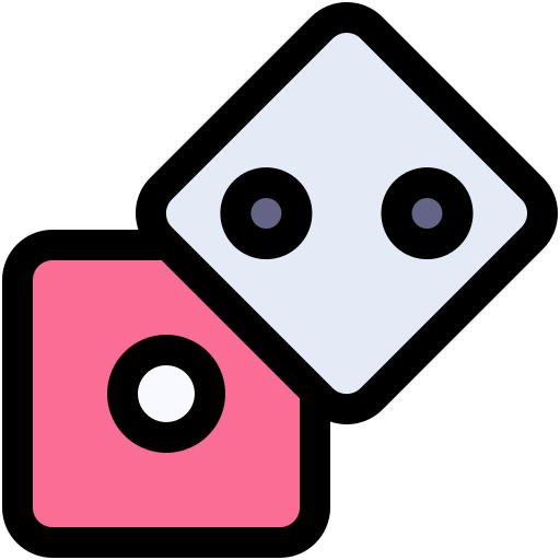 サイコロ Generic Outline Color icon