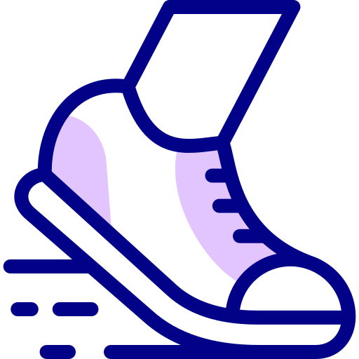 zapatos para correr Detailed Mixed Lineal color icono
