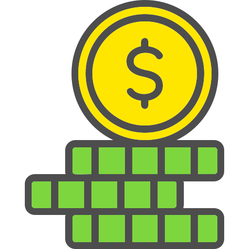 dinero Generic Outline Color icono