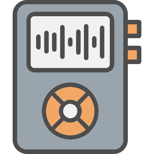 Voice recorder Generic Outline Color icon