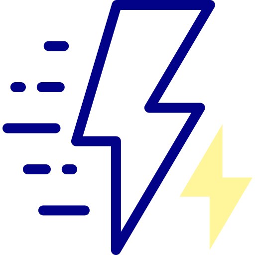 Flash Detailed Mixed Lineal color icon