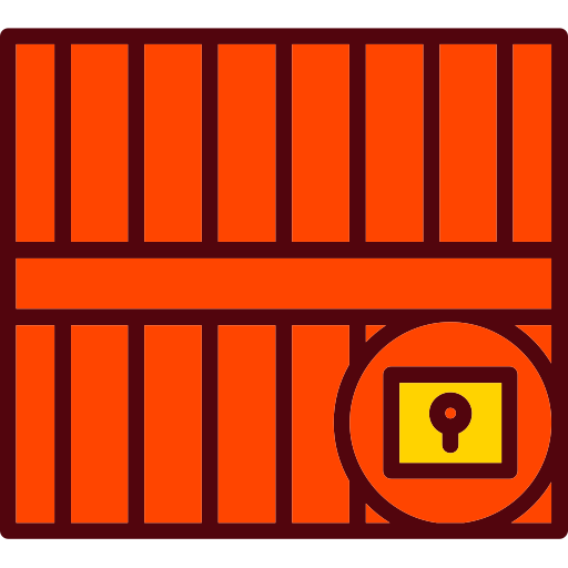 Тюрьма Generic Outline Color иконка