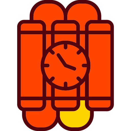 時限爆弾 Generic Outline Color icon