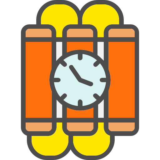 Time bomb Generic Outline Color icon