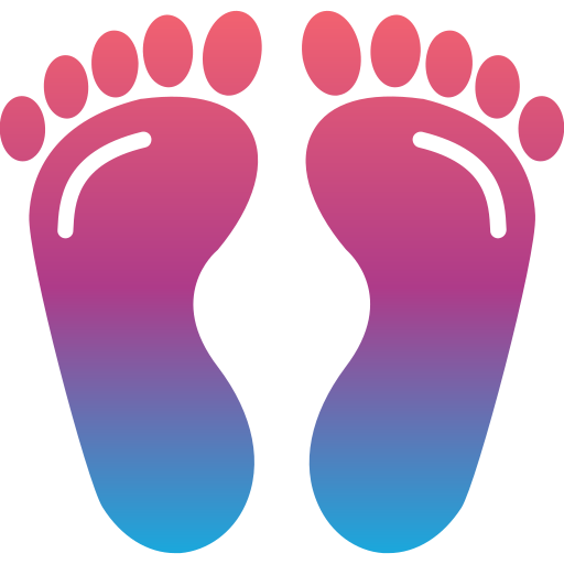 Footprint Generic Flat Gradient icon