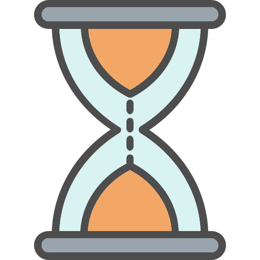 Hourglass Generic Outline Color icon