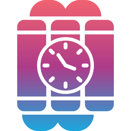 Time bomb Generic Flat Gradient icon