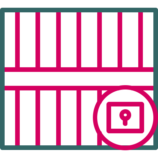 cárcel Generic Outline Color icono